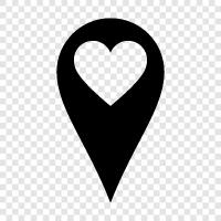 map, map marker, tourist attraction, attraction icon svg