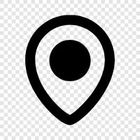map, location, points of interest, tourist information icon svg