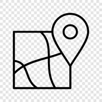 map, directions, driving, navigation icon svg