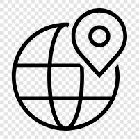 map, location services, GPS, geolocation icon svg