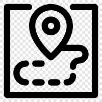 map, atlas, graphic, mapping icon svg