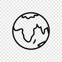 map, world, travel, Globe icon svg