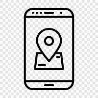 Map, GPS, Navigation, Maps App icon svg