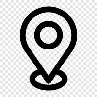 map, location services, GPS, latitude icon svg