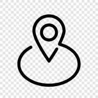 mapping, locations, directions, routes icon svg