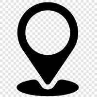 mapping, navigation, tracking, car icon svg