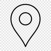 Maps, Directions, Area, City icon svg