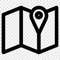 Maps, Online Maps, Navigation, GPS icon svg