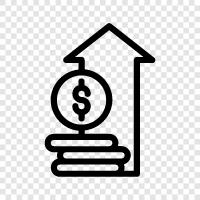 margin growth, gross margin growth, EPS growth, Return on Equity growth icon svg