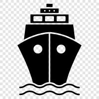 marine, shipping, boat, cargo icon svg