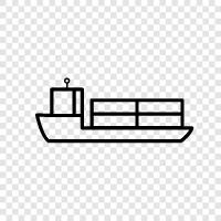 maritime, maritime transport, shipping, container shipping icon svg