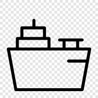 maritime, shipping, transportation, ocean icon svg