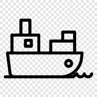 maritime, shipping, ferry, ocean icon svg