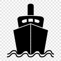 maritime, sailing, ocean, cargo icon svg