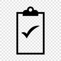 Mark, Marking, Marking off, Checklist icon svg