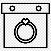 marriage, day, anniversary, couple icon svg