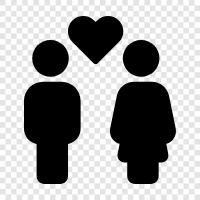 Marriage, Relationship, Love, Happiness icon svg