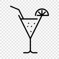 Martini, kosmopolitisch, Wodka, Bourbon symbol