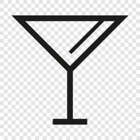 Martini glass, Margarita glass, Whiskey glass, Cocktail glass icon svg