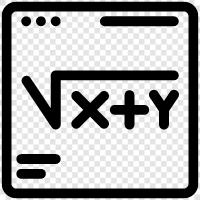 math, maths problems, maths exercises, maths tutorials icon svg