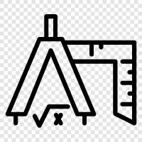 Mathematik, Algebra, Geometrie, Trigonometrie symbol