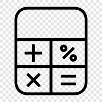 mathematical calculator, scientific calculator, calculator app, calculator software icon svg