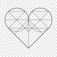 mathematical, heart, mathematical equation, mathematical graph icon svg