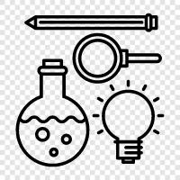 mathematics, statistics, experimentation, hypothesis testing icon svg