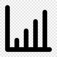 mathematics, statistic, estimation, regression icon svg