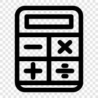 Mathematik, RechnerApp, wissenschaftlicher Rechner, Zahlenknirschen symbol