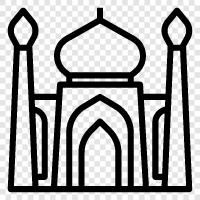 mausoleum, tomb, monument, grave icon svg