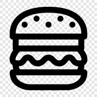 McDonalds, Fast food, Hamburgers, Burger icon svg