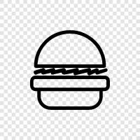 meat, fast food, burger, sandwich icon svg