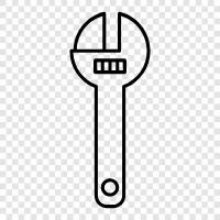 mechanical wrench, socket wrench, ratcheting wrench, impact wrench icon svg