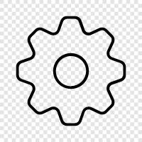 mechanism, machine, wheel, spinning icon svg