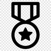 Medalist, Medalist s, Military, Medals icon svg