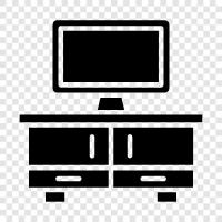 media center, stand, table, gaming icon svg