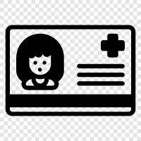 medical alert, health insurance, health care, health care card icon svg