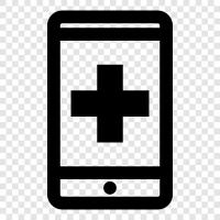 medical app, health app, medical advice, health advice icon svg