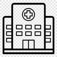 medical center, health care, doctor, treatment icon svg