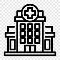 medical center, health care, doctor, patients icon svg