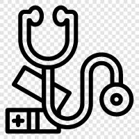 medical equipment, heart, examination, diagnosis icon svg
