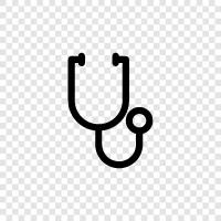 medical equipment, heart, lungs, examination icon svg