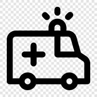 medical, emergency, transport, crew icon svg