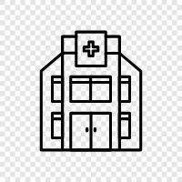 medical, hospital, clinic, care icon svg