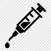 medical, injectors, intravenous, medical supplies icon svg