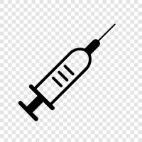 medical, needles, injections, healthcare icon svg