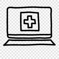 Medical Notebook, Health Notebook, Healthcare, Medical Software icon svg