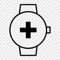 medical smartwatch, medical wearable, smartwatch for medical, wearables for icon svg