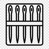 medical supplies, syringes, needles, medical icon svg